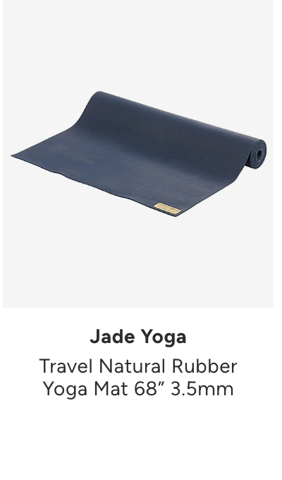 Travel Natural Rubber Yoga Mat 68'' 3.5mm