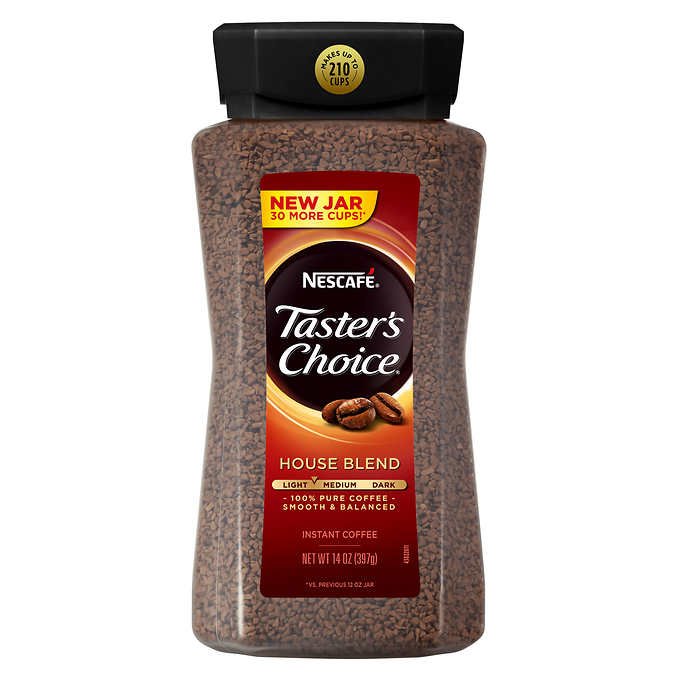 Nescaafe Taster's Choice Instant Coffee, House Blend, 14 Ounces