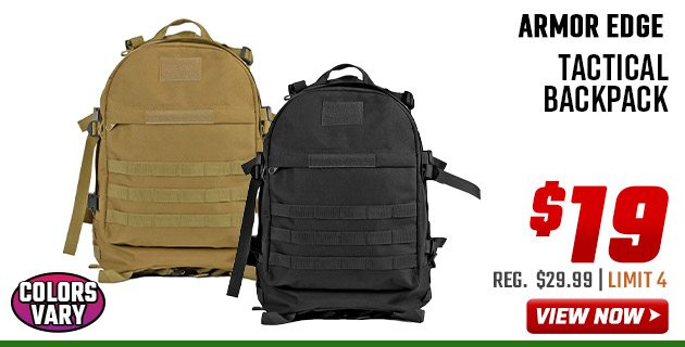 Armor Edge Tactical Backpack