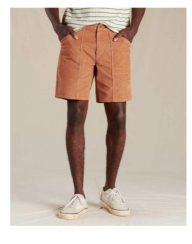 Men's Coaster Cord Short in Adobe