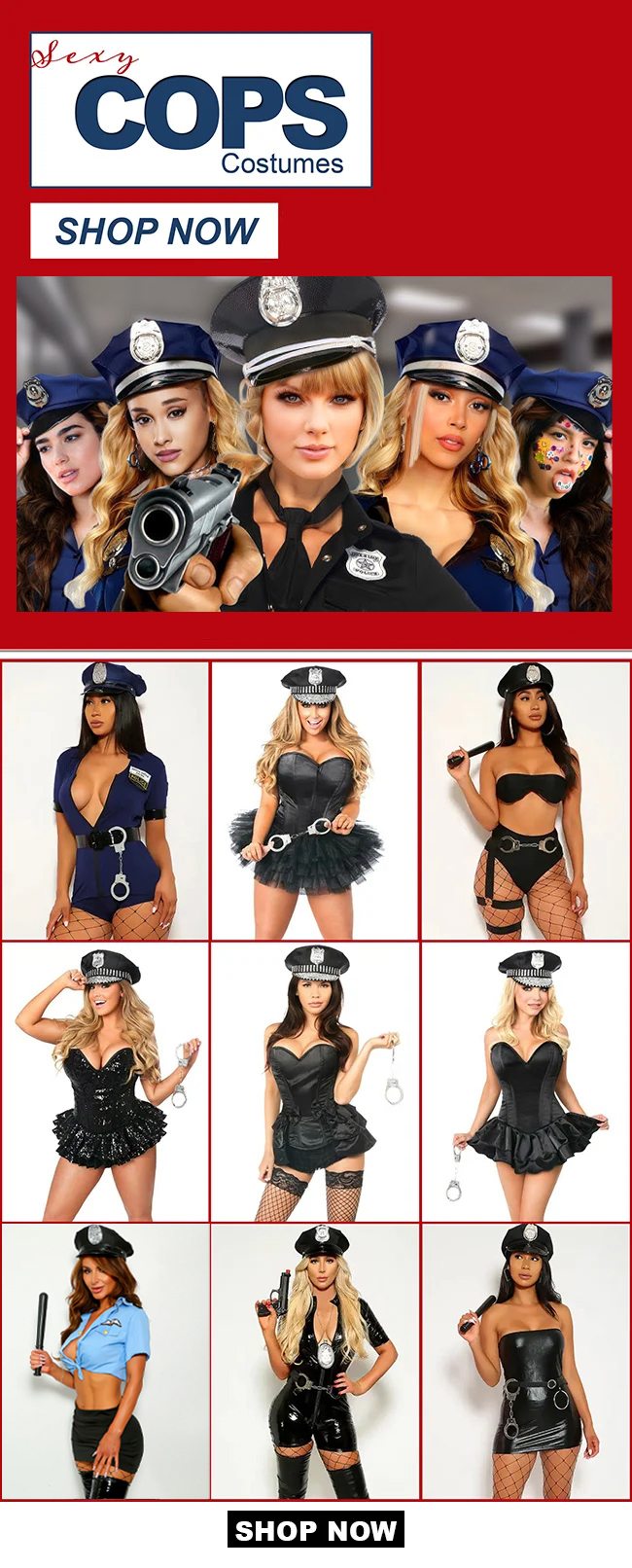 Sexy Cops And Robbers Costumes!