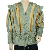 Nobleman's Renaissance Doublet - Green and Gold