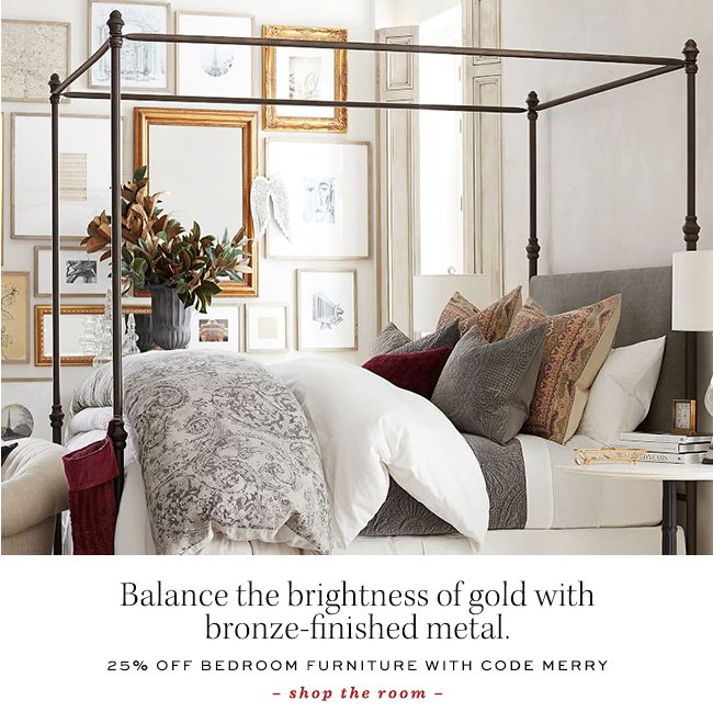 25% Off Bedroom Furniture*