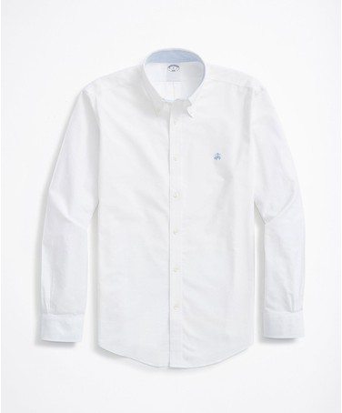 Stretch Non-Iron Oxford Button-Down Collar Sport Shirt