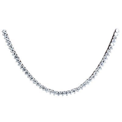 Diamond Scene Diamond Opera Tennis Necklace, Contemporary