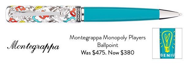 Shop Montegrappa Monopoly Players Fountain Pen