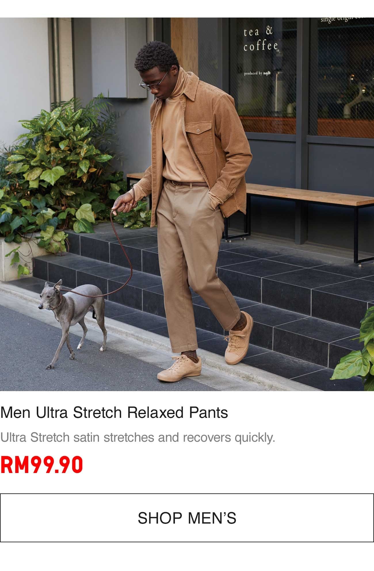 Men Ultra Stretch Relaxed Pants