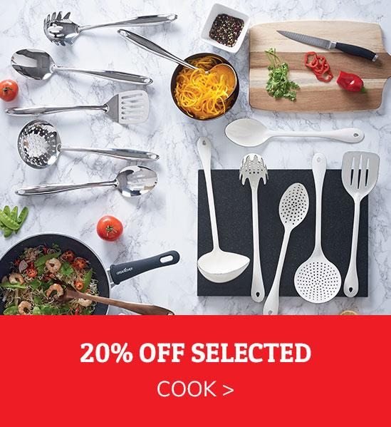 20% OFF SELECTED COOK