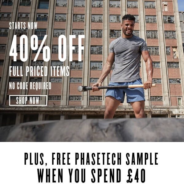40% off full price items