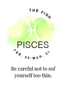 SEE YOUR PISCES FABRIC HOROSCOPE
