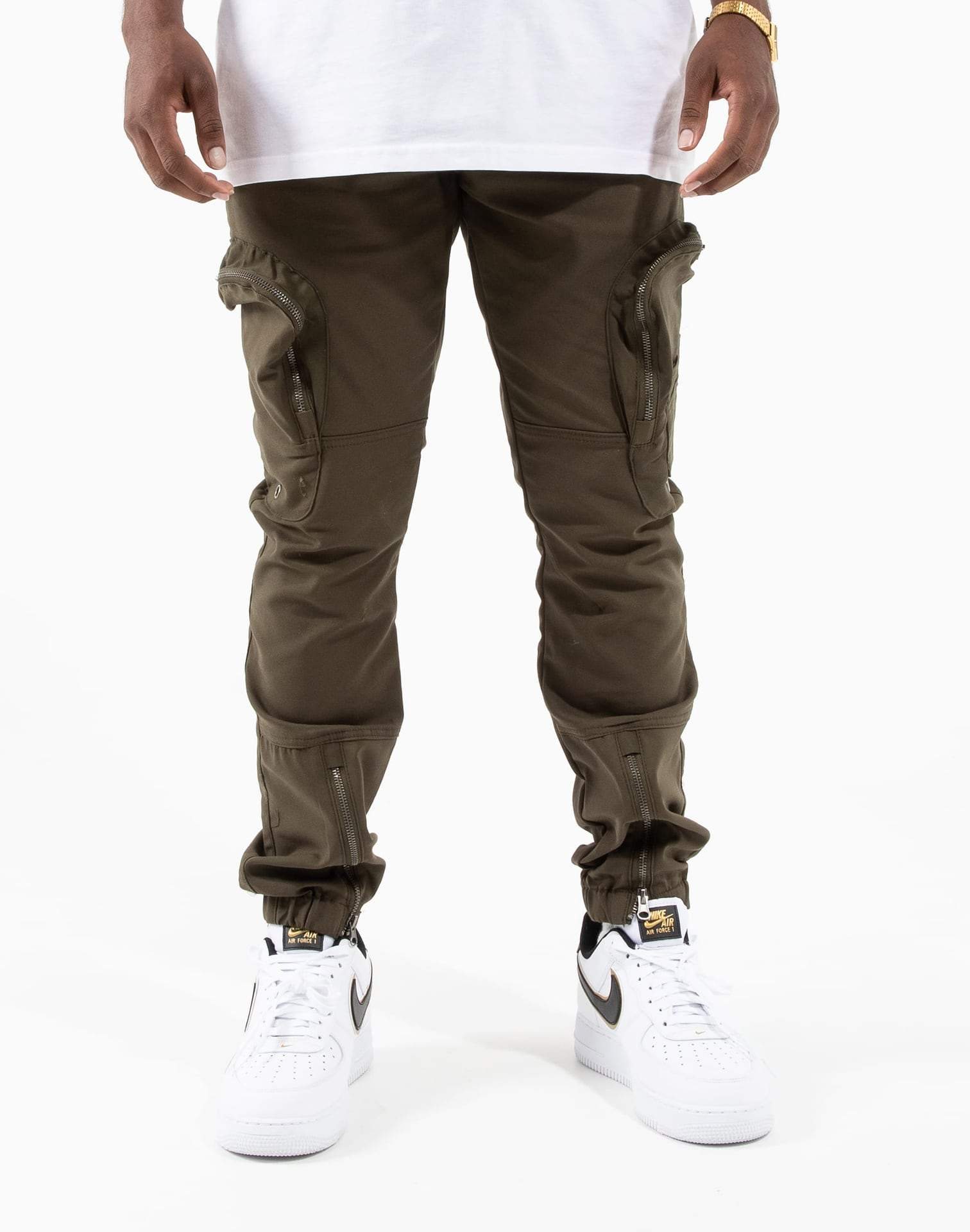 SMOKE RISE ZIPPER CARGO PANTS