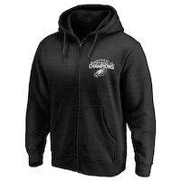 Men's Philadelphia Eagles NFL Pro Line by Fanatics Branded Black Super Bowl LII Champions Pocket Full-Zip Hoodie