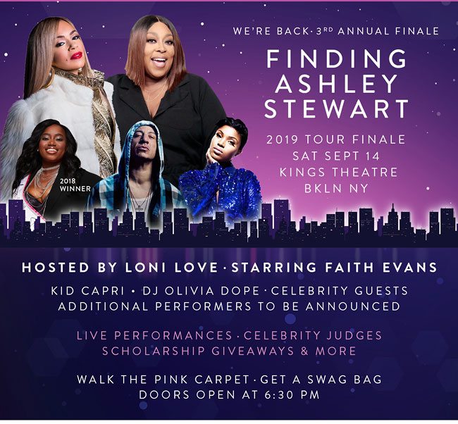Finding Ashley Stewart 2019 hosted by Loni Love.