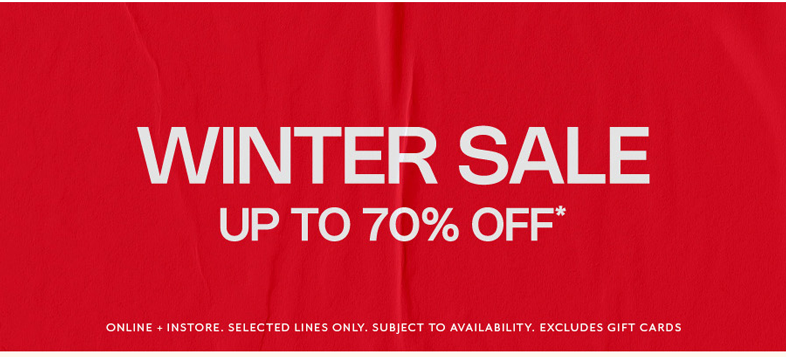 winter sale up to 70% off 