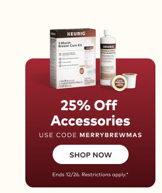 25% off Accessories with code MERRYBREWMAS