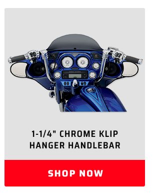 Chrome Klip Hanger Handlebar