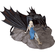 Daenerys and Drogon Statue