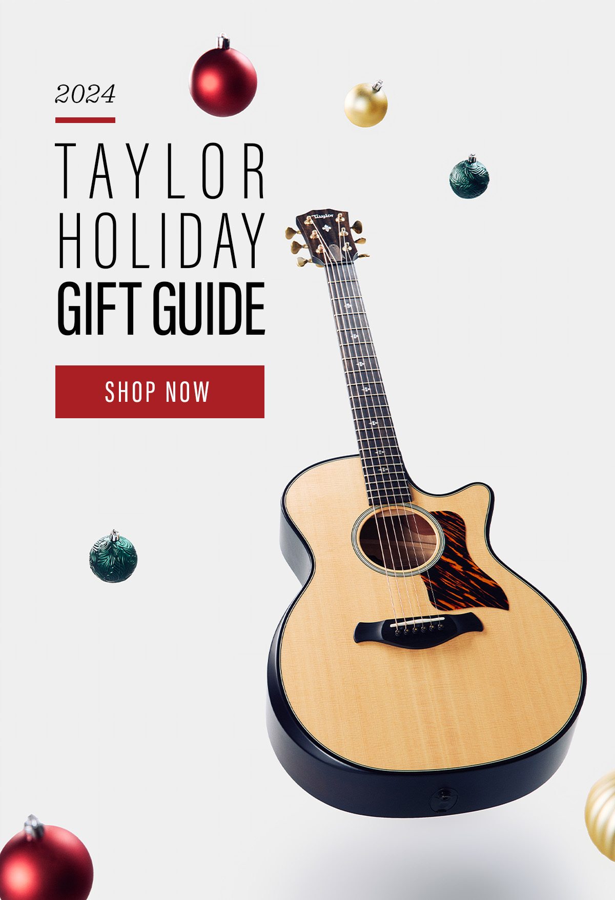 2024 Taylor Acoustic Guitar Gift Guide