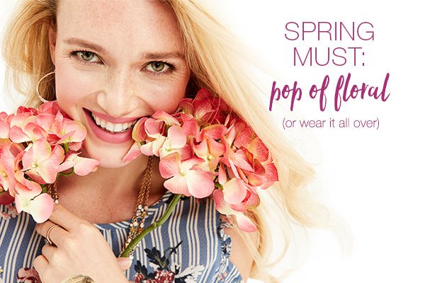 Spring must: pop of floral (or wear it all over)