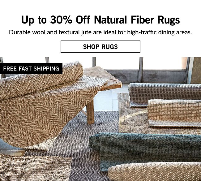 Up to 30% Off Natural Fiber Rugs