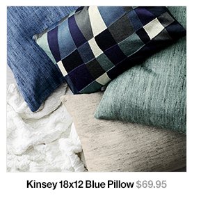 Kinsey 18x12 Blue Pillow