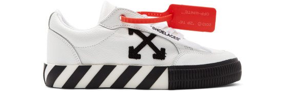 Off-White - White Arrow Low Vulcanized Sneakers