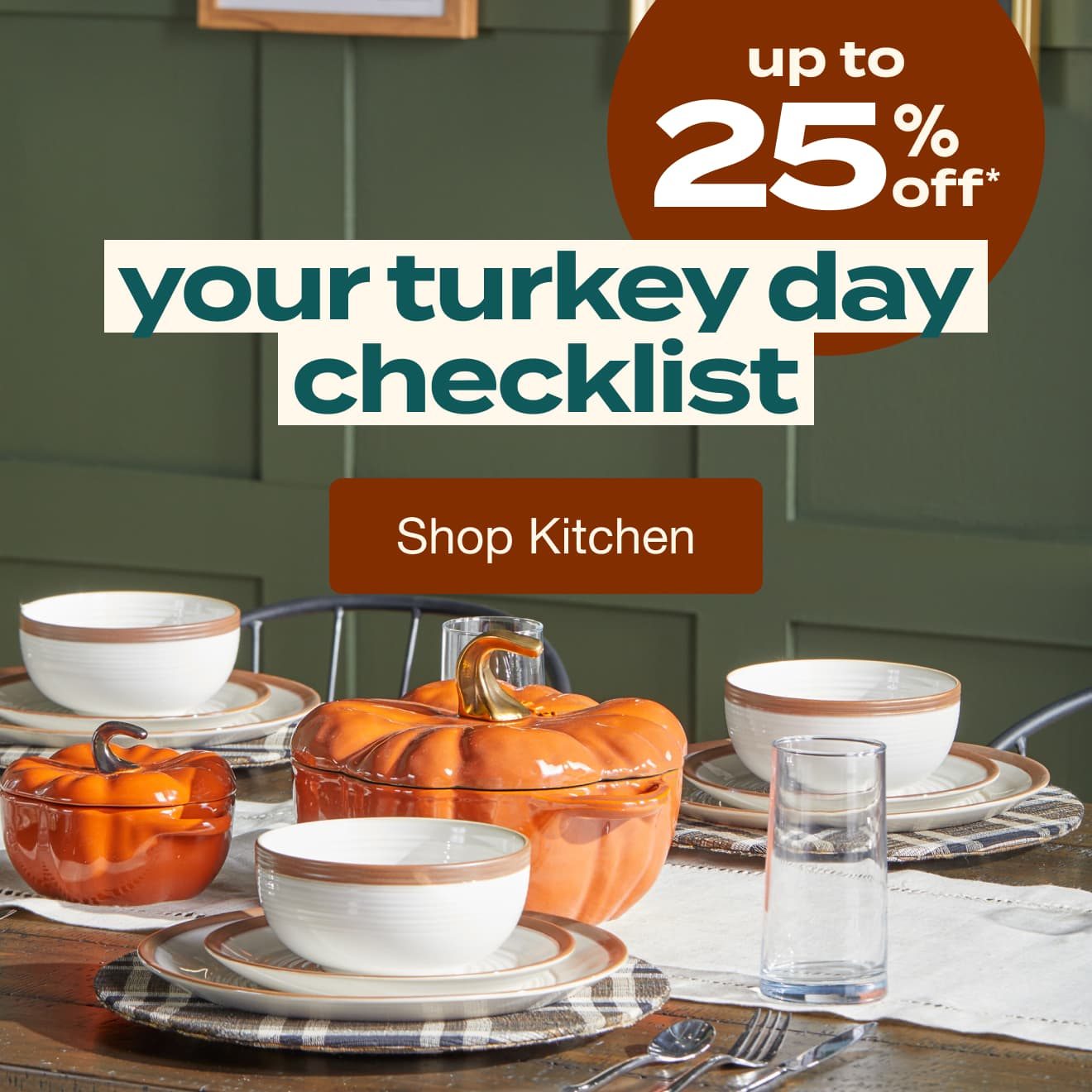 Up to 25% Off Kitchen