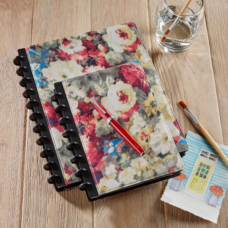 Circa® Watercolor Floral Foldover Notebook