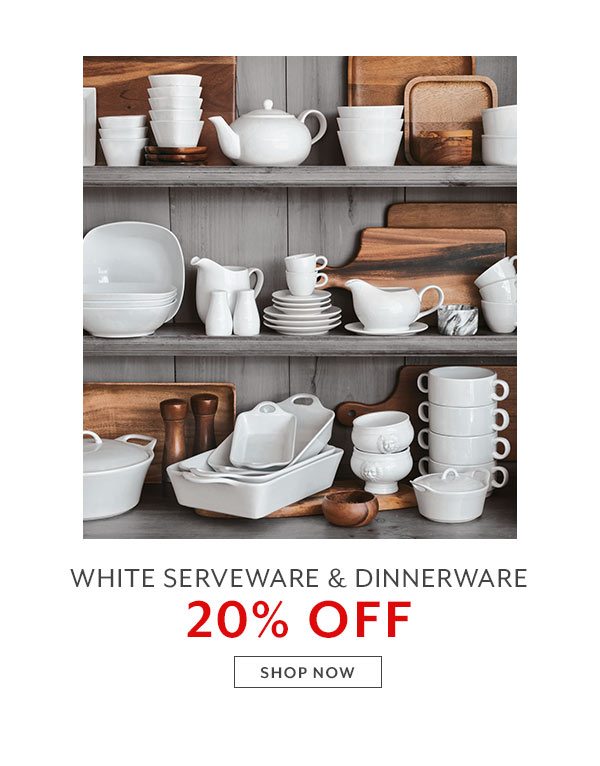 White Serveware & Dinnerware