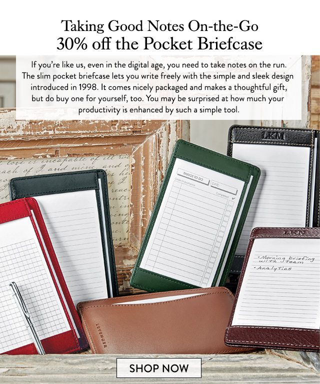 Shop Pocket Briefcases