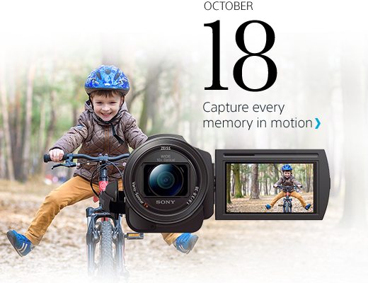 OCTOBER 18 | Become the family videographer with the AX33 Camcorder | Capture every memory in motion