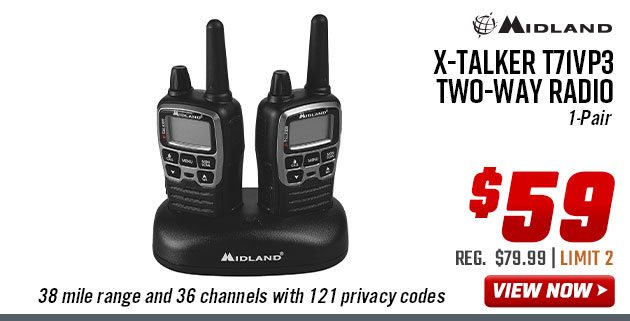 Midland X-TALKER T71VP3 Two-Way Radio