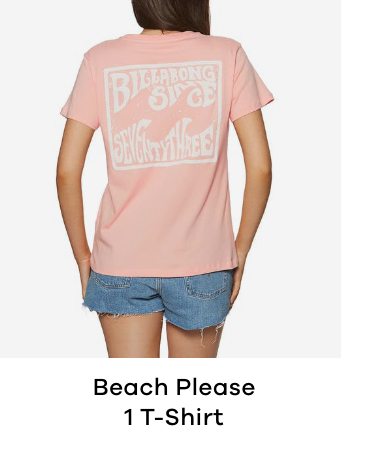 Billabong Beach Please 1 Womens Short Sleeve T-Shirt