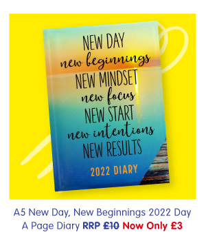 A5 New Day, New Beginnings 2022 Day a Page Diary