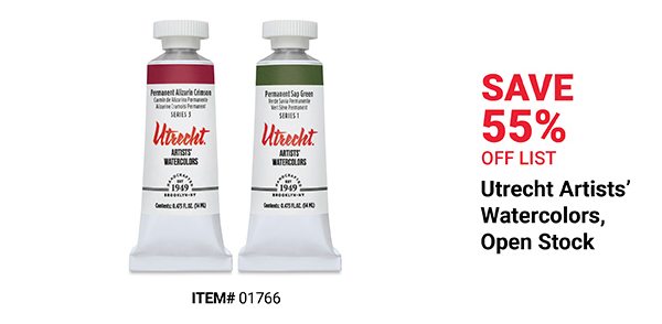 Utrecht Artists' Watercolors, Open Stock Save 55% Off List