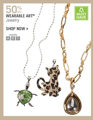 Shop 50% Off Wearable Art Jewelry