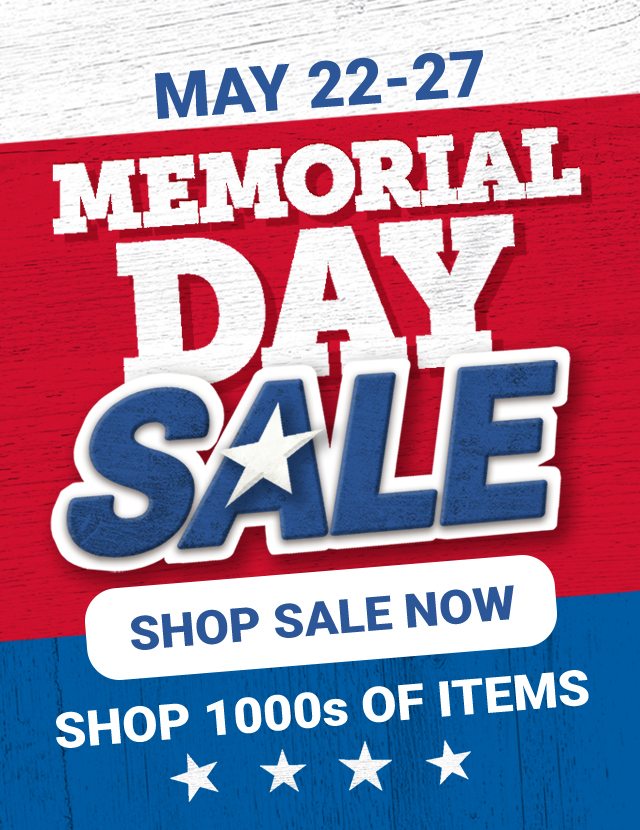 Memorial Day Sale