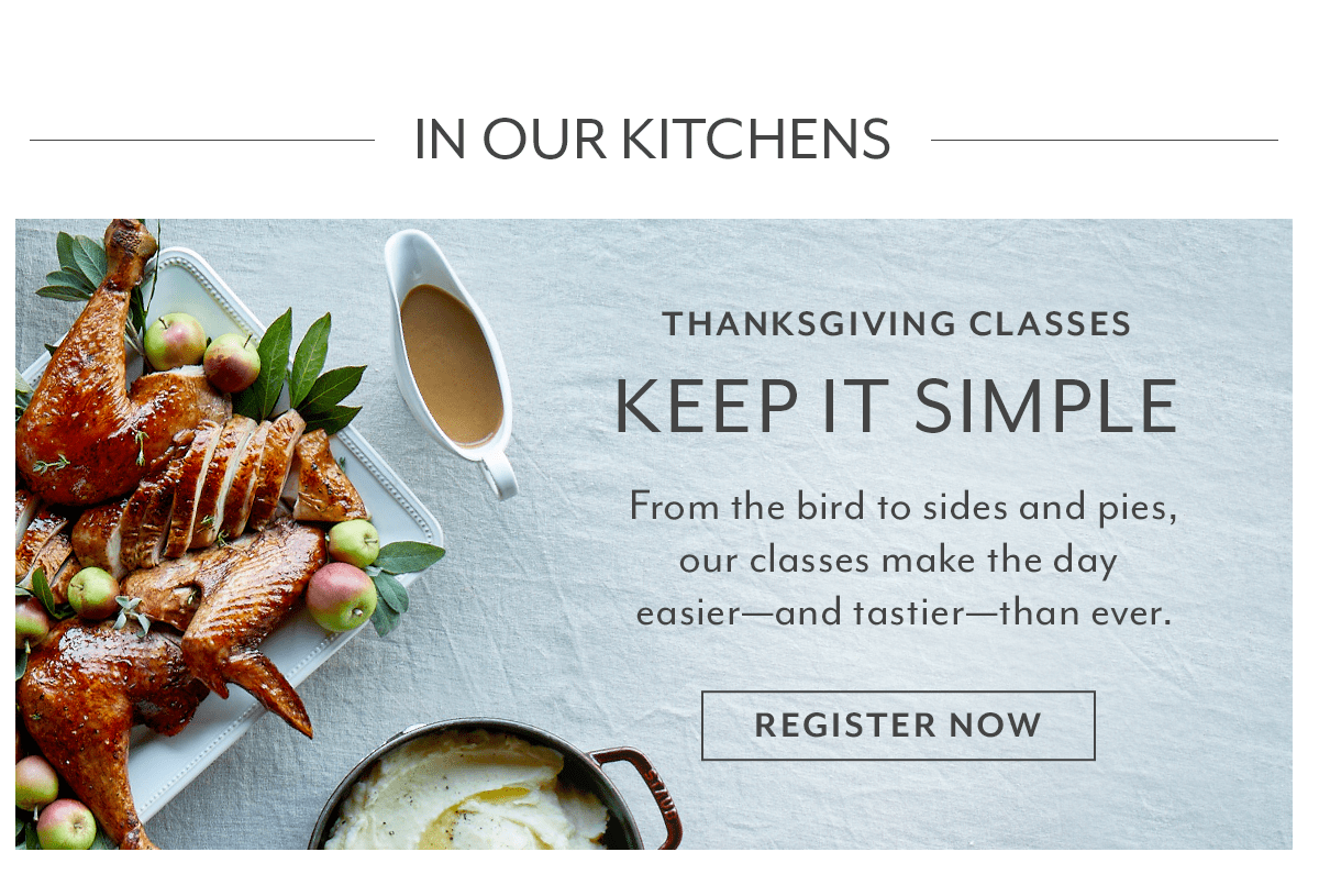 Thanksgiving Classes