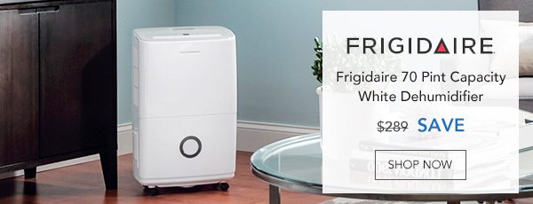 Frigidaire 70 Pint Capacity White Dehumidifier