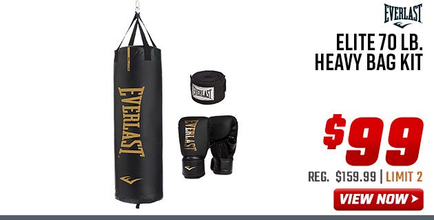 Everlast Elite 70 LB. Heavy Bag Kit 