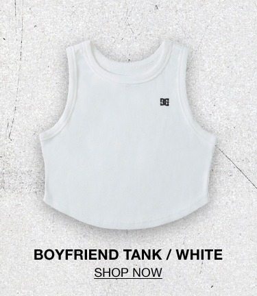 Boyfriend Tank - White