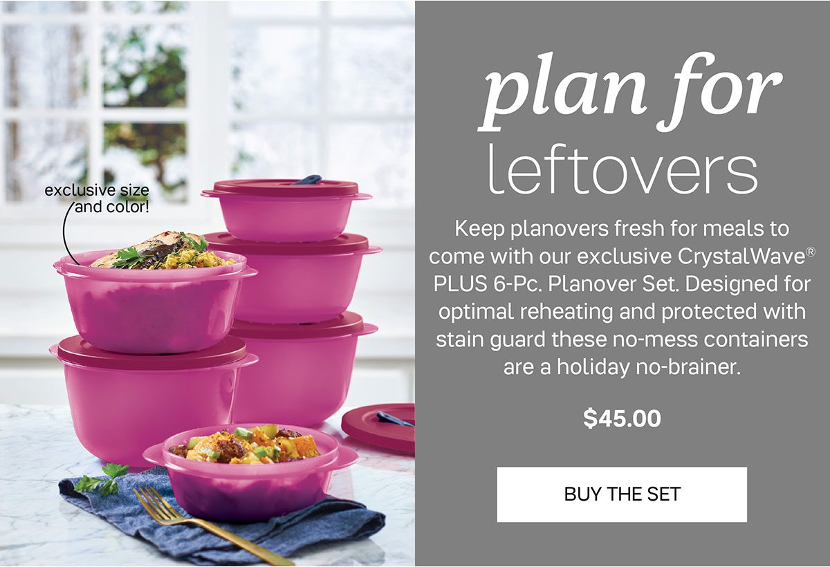 Make the holidays clearly the best! - Tupperware Email Archive