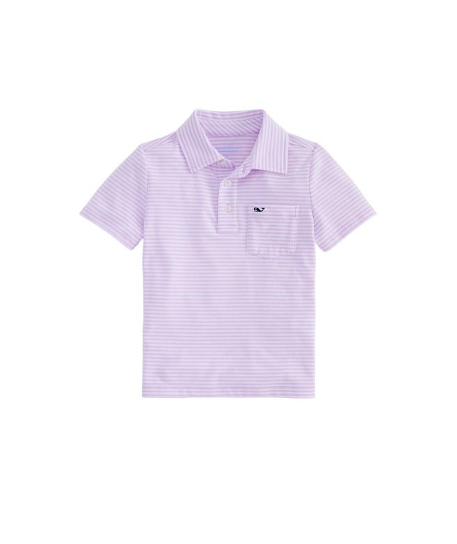 Boys Vineyard Stripe Edgartown Polo