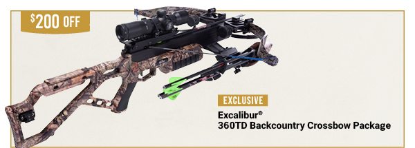 Excalibur 360TD Backcountry Crossbow Package