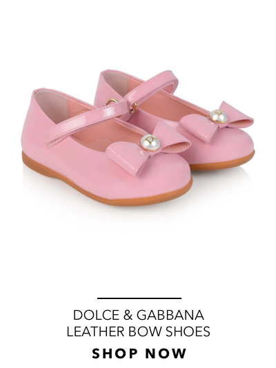 GIRLS PINK PATENT LEATHER BOW SHOES 