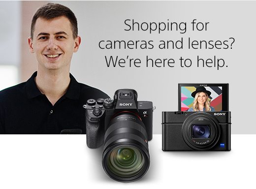 Shopping for cameras and lenses? We're here to help.