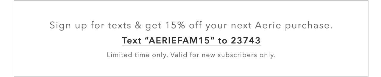 Turn your images on. Shop Aerie.