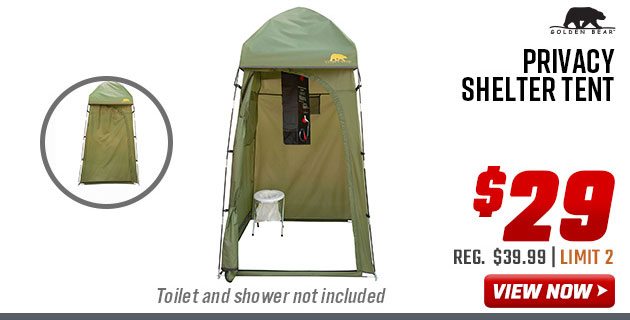 Golden Bear Privacy Shelter Tent