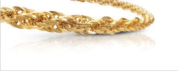 Gold Rope Chain Bracelet
