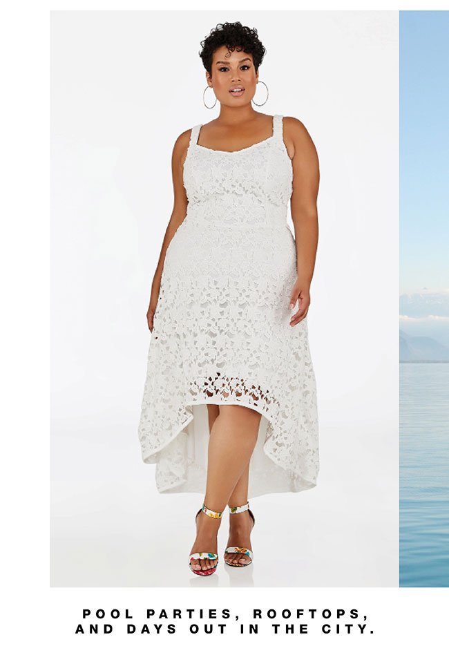 Ashley stewart outlet white party dresses